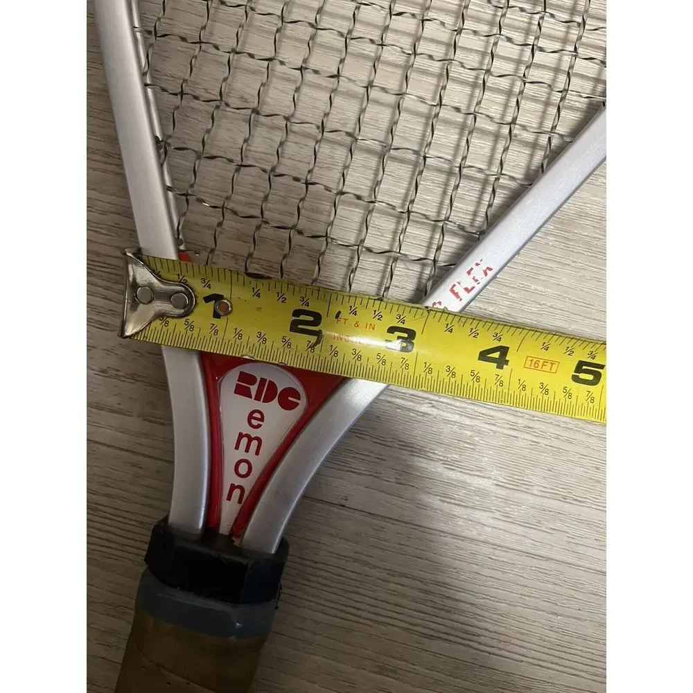 Demon 4-1/8 Power Flex Tennis Racket‎ Vintage Aluminum With Cover Style # 3020